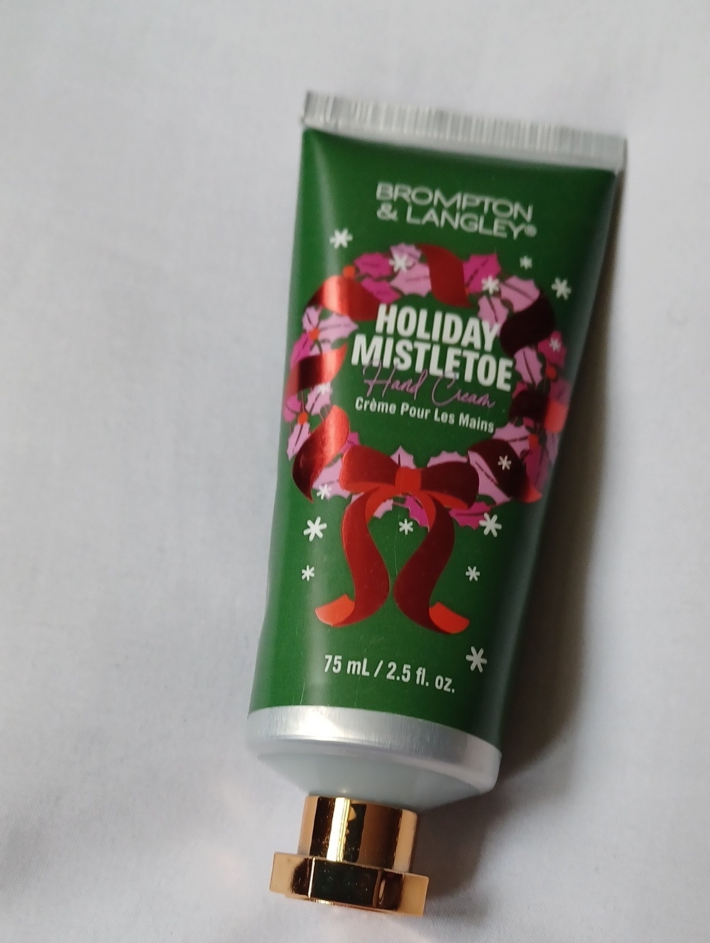 4/$30 New Holiday Mistletoe Hand Cream - 75 mL